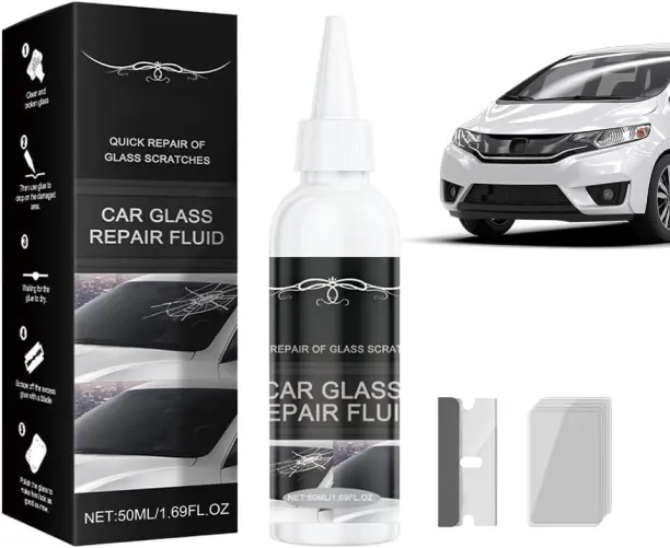 SHIJIN Windshield Crack Repair Kit, 2026 Upgraded Car Windshield Cracks Gone Glass Repair Fluid Kit…