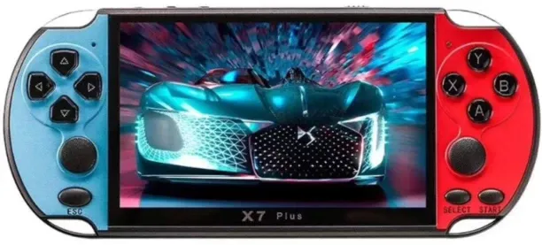 X7Plus 5.1 inch Built-in 10500+ Free Games /Arcade, Dual Joystick Portable Handheld Game Console, 8…