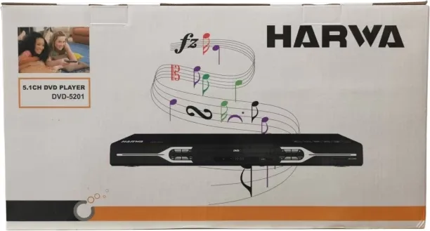 HARWA 5.1 Channel Home Audio/Video 7.5 inch DVD Player