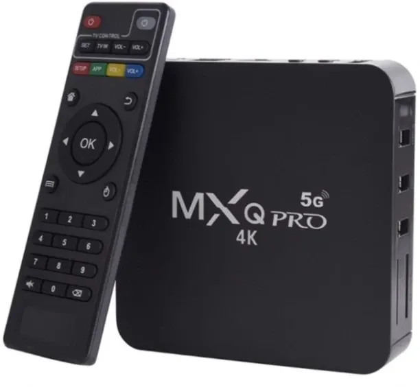 MXQ PRO MXQ Pro 4K Android TV Box (12.1) | 5G WiFi | HDR10 | 64-bit Quad Core" 1.4 inch Blu-ray Pla…