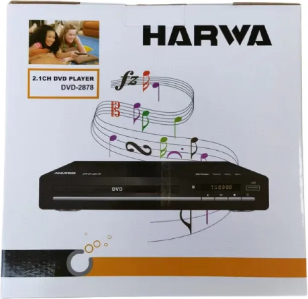bettershop HARWA 2.1 Channel DVD Player with USB & SD Card Support 65 inch DVD Player