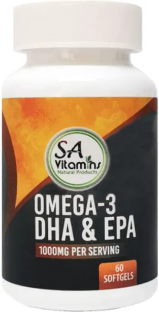 SA Vitamins Omega 3 EPA DHA 60 softgels