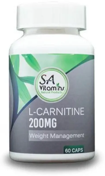 SA Vitamins L-Carnitine 200mg 60 Capsules