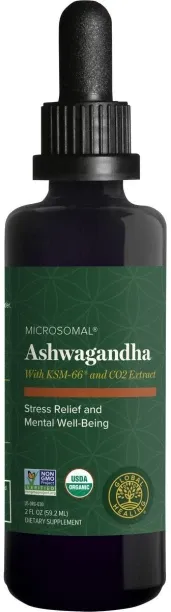 Global Healing Ashwagandha Drops - Liquid Ashwagandha Extra Strength for Men & Women