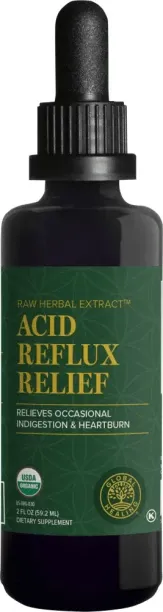 Global Healing Acid Reflux Relief - Natural Drops for Heartburn & Indigestion Relief