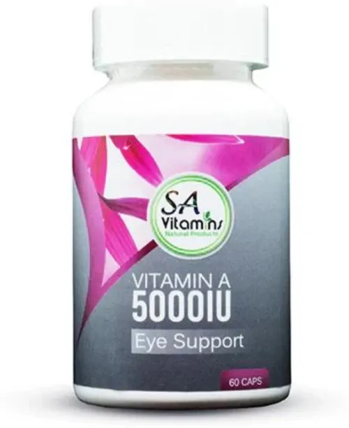 SA Vitamins Vitamin A 5000iu 60 Capsules