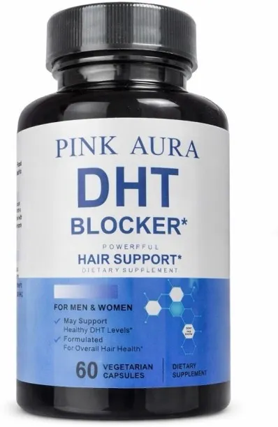 PINK AURA DHT Blocker Anti-hairloss Capsules With Saw Palmetto