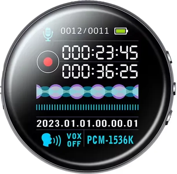 Fantasy Town HD Noise Reduction Voice Recorder - Mini MP3 FM Radio Alarm Clock Pocket Size 32 GB Vo…