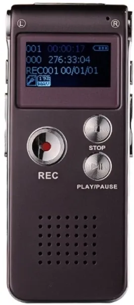 P Concepts SK-012 16GB Voice Recorder USB Professional Dictaphone Digital Audio With WAV MP3 Player…