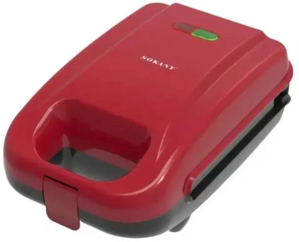 Sokany 5-in-1 Non- Stick Coating, Heat Resistant Plastic Body And Power Indicator Waffle Maker- Sk …