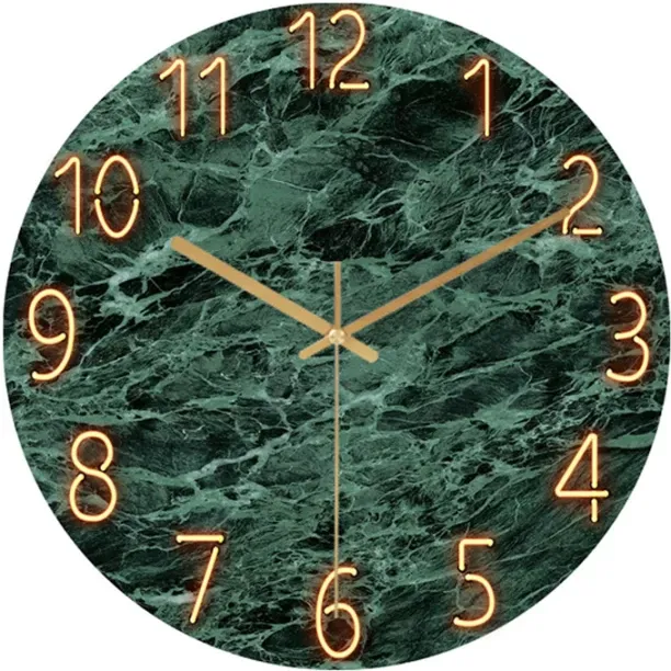 ALANES Analog 8 cm X 34 cm Wall Clock
