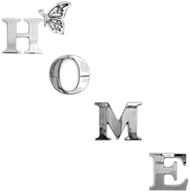 Lamora Home Acrylic Adhesive Wall Decor Pack of 5