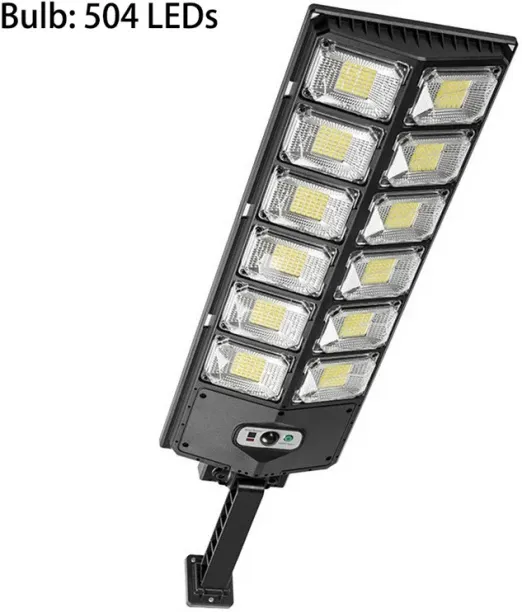 MAX (B-12 Head-504 LEDs)NEW Outdoor Solar LED Lights Waterproof 20000 Lm Super Bright Wall Lamp wit…