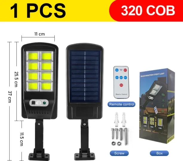 MAX (B - 8000mAh)15000mAh 100000LM Motion Sensor Solar LED Lights Outdoor Brightest External Solar …