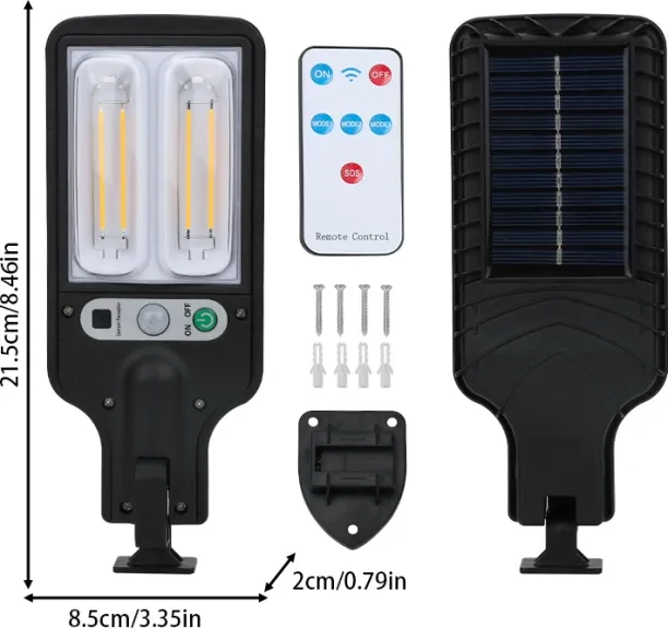 MAX (0-5W,K61613S)Solar Tungsten Lights Outdoor With 3 Mode Waterproof Motion Sensor Security Light…