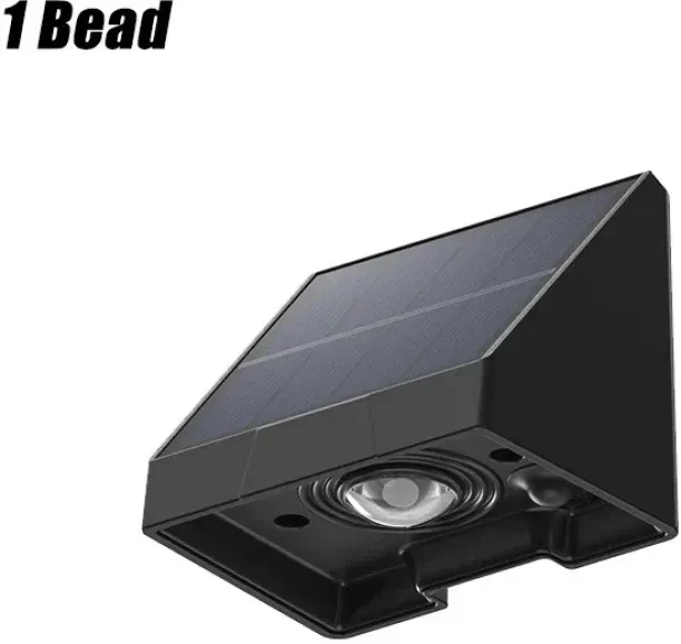 MAX (Warm Light,1 Bead)Solar Wall Light LED Outdoor Lamp Waterproof Beads Solar Powered compatible …