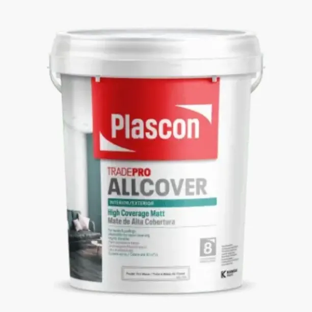 Plascon TradePro AllCover white Emulsion Wall Paint