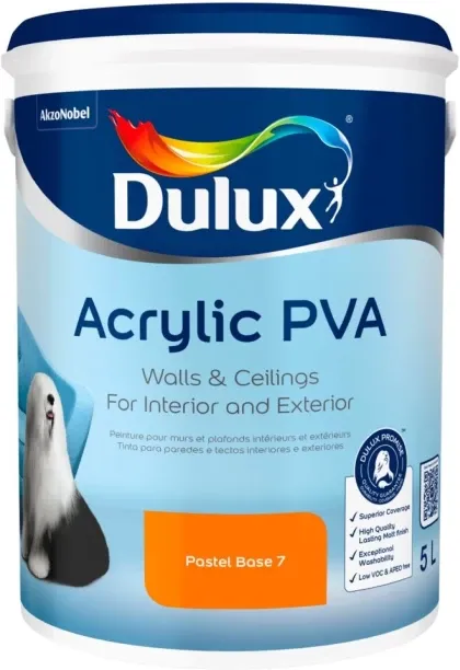 Dulux Acrylic PVA Pastel Base 7 Orange Emulsion Wall Paint