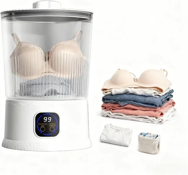 Fariedl 1 kg Mini washing machine, 2L wireless portable underwear special - White