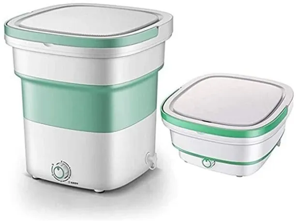 Portable Folding Laundry Ultrasonic Semi-automatic Clothes Washing Machine 3 kg Ultrasonic Semi-aut…