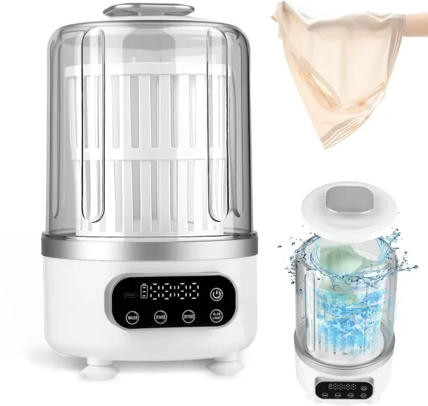 Tidecus 2.5 kg 2.5L Portable Washing Machine,3 In 1 Portable Washer-Dryer Combo, Home Mini Underwea…