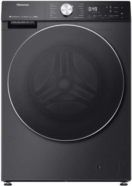 Hisense 10.5 kg Front Loader Washing Machine WF5S1045BB - Black