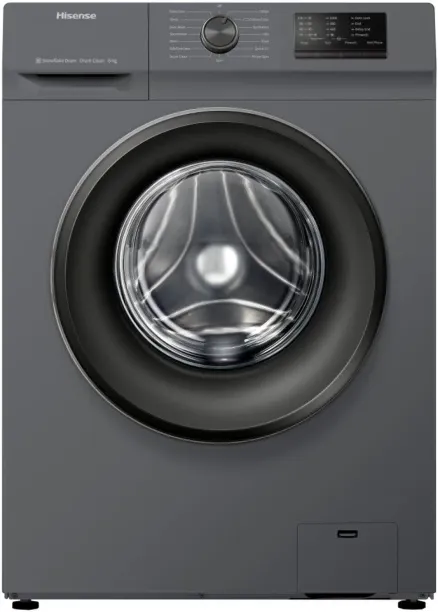 Hisense 6 kg Front Loader Titanium Washing Machine 6kg Capacity, 15 Number Of Programmes, LED Displ…