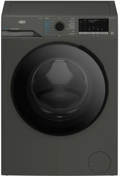 Defy 10 kg SteamCure Front Load Washer DWD328 - Manhattan Gray
