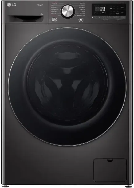 LG 13 kg ThinQ Front Loader Washing Machine F4Y9LWP2ZB - Black