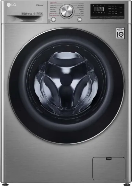 LG 10.5 kg Front Loader Washing Machine F4V5RYP2T - Silver