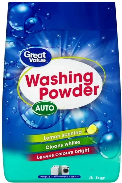 Great Value Auto Washing Washing Powder 3 kg
