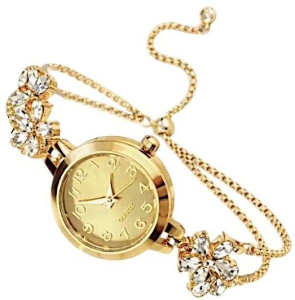 Premium Jewel Petal Designed SL6 Analog Watch - For Women