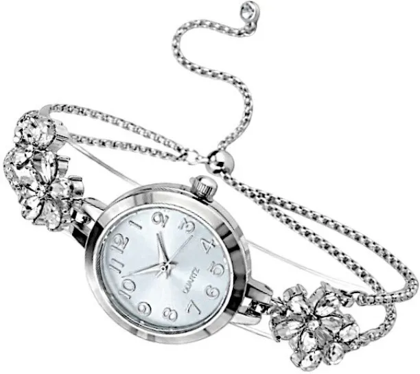 Premium Jewel Petal Designed SL6 Analog Watch - For Women