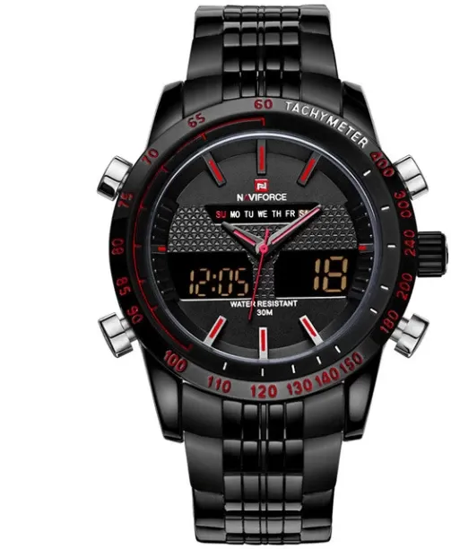 Naviforce 9024 Analog-Digital Watch - For Men