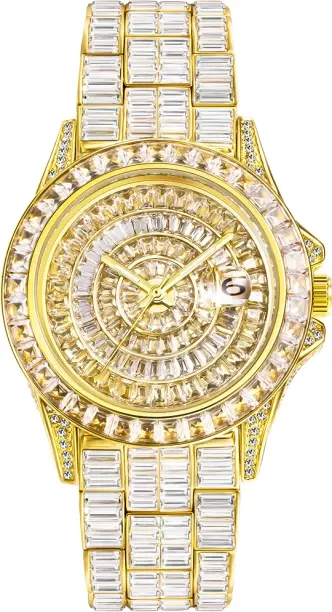 Huanix End Watches For Men Fashion Hip,Gold Digital Watch  - For Men & Women