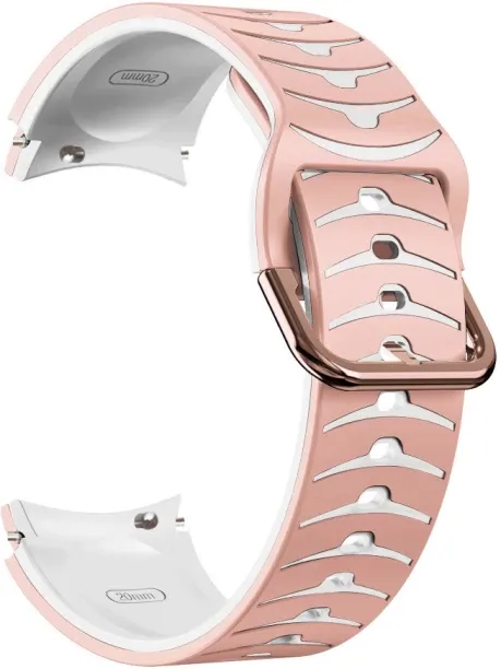 Samsung Galaxy 4/5/6/7/7FE (Arrow Pattern) Dual 22 mm Silicone Watch Strap