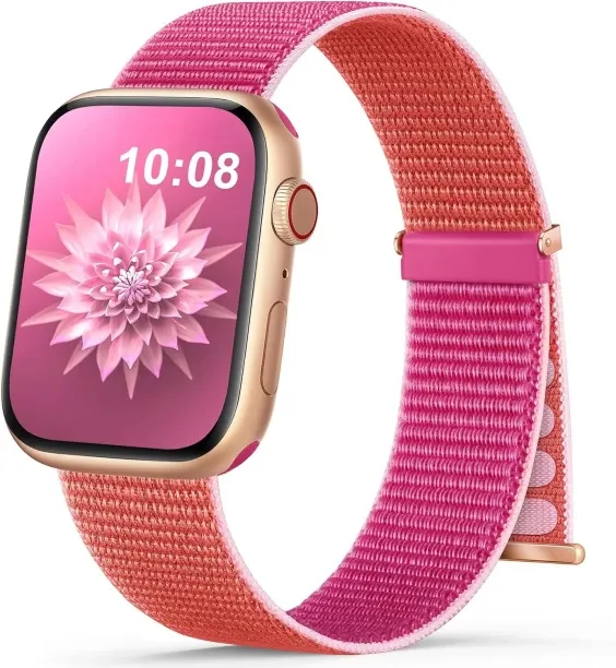 LAHDEK Nylon Band Compatible 20 mm Synthetic Watch Strap