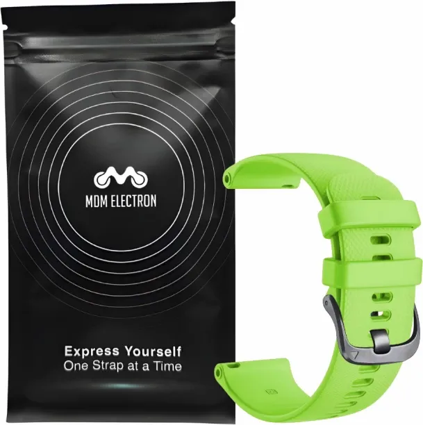 MDM Electron Silicone Strap for Garmin Venu 3S Large Size 18 mm Silicone Watch Strap