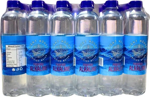 Lighthouse Water Lighthouse Water Alkaline Purified Mineral Water