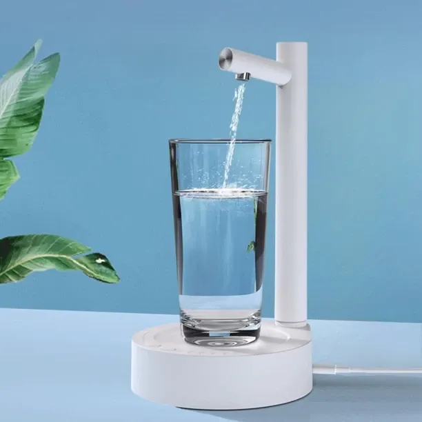 Flycross Portable Water Bottle Dispenser Pump Smart USB Charging Desktop Water Dispenser Water Disp…