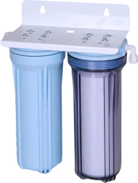 hydro wellness 2 Stage Under Counter Filtration System with Carbon Block Filter Carbon, Polypropyle…