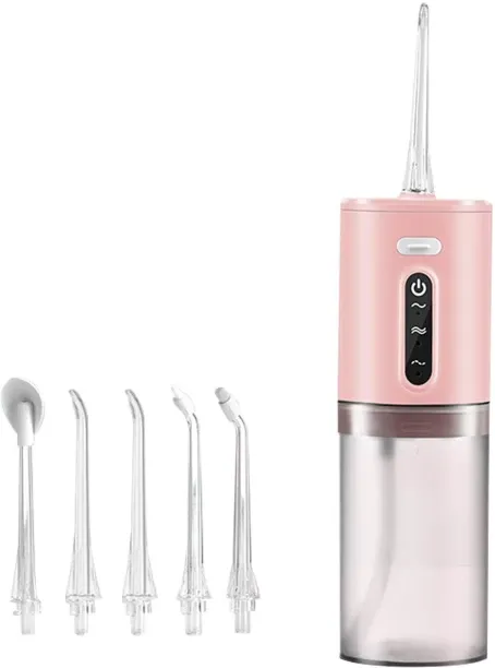 Tidecus Water Flosser for Teeth Cordless,Oral Irrigator,360° Rotating Nozzle,3 Modes,IPX7 Waterproo…