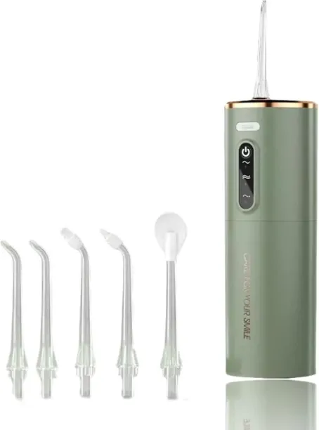 WEIWEISTORE Cordless Water Flosser 280ML, Portable Oral Irrigator with 3 Modes & 3 Tips, IPX7 Water…
