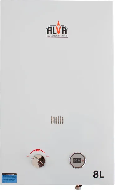 Alva Heater | Instant Hot | Domestic Use | LPGSA Certified | 12 Month Warranty 8 l Gas Water Geyser