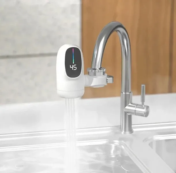 Zuosheng Electric Hot Water Heater Faucet 3000W Hot Cold Mixer Tap 360 Degree Rotation Fast Heating…