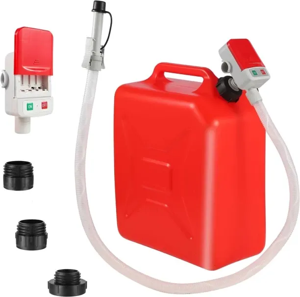 WEIWEISTORE Transfer Pump with Auto Stop-Overfill Protection for Gas Can, 3.2 Gallon per min, 51'' …