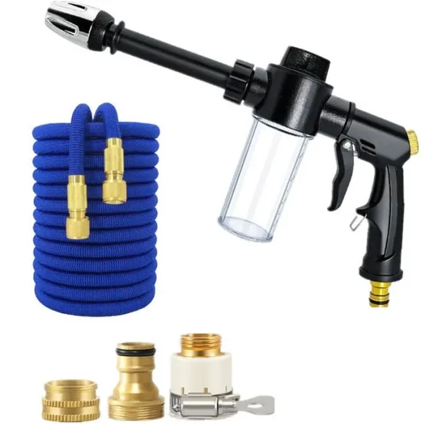 Happyfun Cordless Pressure Washer, Pressure Car Washing Water Gun Adjustable Foam Spray Garden Wate…