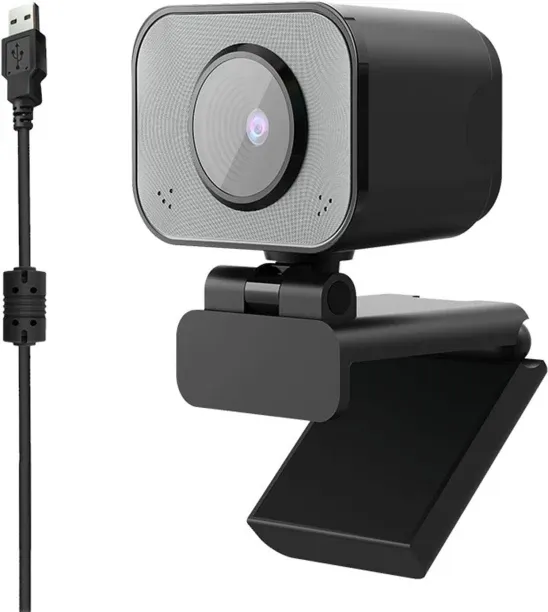 WEIWEISTORE 4K Webcam HD Plug and Play USB Web Camera with Mic, 8MP 70 Wide Angle 30FPS, 1.5M Cable…