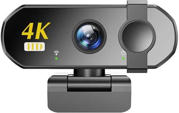 SHIJIN Webcam with Microphone for Streaming, Video Calling, Noise-Cancelling Mic, HD Auto Light Cor…
