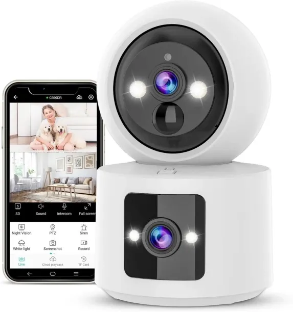 SHIJIN Indoor Camera, Indoor Camera Battery Powered, Cameras for Home Security with AI Motion Detec…